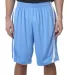 Alleson Athletic 7244 B-Core B-Slam Reversible Sho Columbia Blue/ White front view