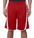 Alleson Athletic 7244 B-Core B-Slam Reversible Sho Red/ White front view