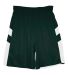 Alleson Athletic 7266 B-Pivot Rev. Shorts in Forest/ white