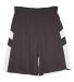 Alleson Athletic 7266 B-Pivot Rev. Shorts in Graphite/ white
