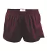 Alleson Athletic 7272 B-Core Track Shorts Maroon front view