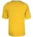 Alleson Athletic 7930 B-Core Placket Jersey Gold back view