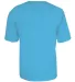 Alleson Athletic 7930 B-Core Placket Jersey Columbia Blue back view