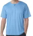Alleson Athletic 7930 B-Core Placket Jersey Columbia Blue front view