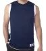 Alleson Athletic 8551 B-Core B-Slam Reversible Tan Navy/ White front view