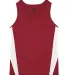 Alleson Athletic 8667 Stride Singlet Red/ White front view
