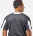Alleson Athletic 7976 Striker Placket in Graphite/ white back view