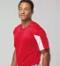 Alleson Athletic 7976 Striker Placket in Red/ white side view