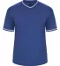 Alleson Athletic 7974 Vintage Jersey Royal/ Royal/ White front view