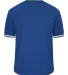 Alleson Athletic 2974 Youth Vintage Jersey Royal/ Royal/ White back view