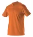 Alleson Athletic 522MM Baseball Two Button Henley  Orange side view