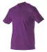 Alleson Athletic 522MM Baseball Two Button Henley  Purple side view