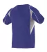 Alleson Athletic 529Y Youth Two Button Henley Base in Royal/ grey/ white side view