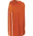 Alleson Athletic 535J Basketball Jersey Orange/ White side view