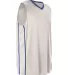 Alleson Athletic 535JY Youth Basketball Jersey White/ Royal side view