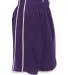 Alleson Athletic 535P Basketball Shorts Purple/ White side view