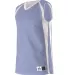Alleson Athletic 54MMR Reversible Basketball Jerse Columbia Blue/ White side view