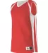 Alleson Athletic 54MMR Reversible Basketball Jerse Red/ White side view