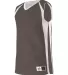 Alleson Athletic 54MMRY Youth Reversible Basketbal Charcoal/ White side view