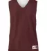 Alleson Athletic 560R Reversible Mesh Tank Maroon/ White front view