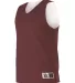 Alleson Athletic 560R Reversible Mesh Tank Maroon/ White side view