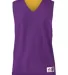 Alleson Athletic 560RY Youth Reversible Mesh Tank Purple/ Gold front view