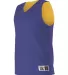 Alleson Athletic 560RY Youth Reversible Mesh Tank Royal/ Gold side view