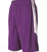 Alleson Athletic 589PSP Single Ply Reversible Bask in Purple/ white side view