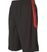 Alleson Athletic 589PSPY Youth Single Ply Reversib Black/ Red side view