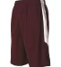 Alleson Athletic 589PSPY Youth Single Ply Reversib in Maroon/ white side view