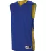 Alleson Athletic 589RSP Single Ply Reversible Jers Royal/ Gold side view
