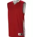 Alleson Athletic 589RSPY Youth Single Ply Reversib Red/ White side view