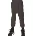 Alleson Athletic 604PDK2 Pull-Up Baseball Pants Black front view