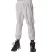 Alleson Athletic 604PDK2 Pull-Up Baseball Pants Grey front view