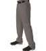 Alleson Athletic 605WLB Baseball Pants With Braid in Charcoal/ royal side view