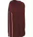Alleson Athletic 535JW Women's Basketball Jersey Maroon/ White side view