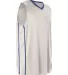 Alleson Athletic 535JW Women's Basketball Jersey White/ Royal side view