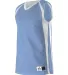 Alleson Athletic 54MMRW Women's Reversible Basketb Columbia Blue/ White side view
