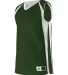 Alleson Athletic 54MMRW Women's Reversible Basketb Forest/ White side view