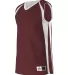 Alleson Athletic 54MMRW Women's Reversible Basketb Maroon/ White side view