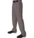 Alleson Athletic 605WLBY Youth Baseball Pants With Charcoal/ Black side view