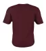 Alleson Athletic 52MTHJ Two Button Mesh Baseball J Cardinal/ White back view