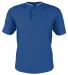 Alleson Athletic 52MTHJ Two Button Mesh Baseball J Royal/ White front view