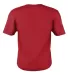 Alleson Athletic 52MTHJY Youth Two Button Mesh Bas in Red/ white back view