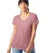 Alternative Apparel AA2620 Ladies Kimber T-Shirt ROSE BLOOM front view