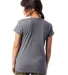 Alternative Apparel AA2620 Ladies Kimber T-Shirt ASH HEATHER back view