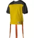 Alleson Athletic 762FFJ Hero Flag Football Jersey Gold/ Black side view