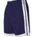 Alleson Athletic 538PW Women's Single Ply Basketba Navy/ White side view