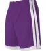 Alleson Athletic 538PW Women's Single Ply Basketba Purple/ White side view