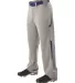 Alleson Athletic 605WL2Y Youth Two Color Baseball  Grey/ Royal side view